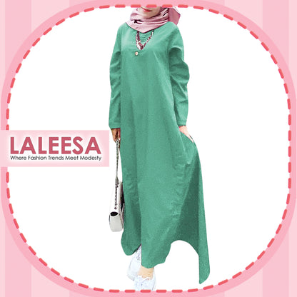 LALEESA LD233273 DRESS NAAZIRA Dress Muslimah Dress Women Dress Jubah Muslimah Jubah Abaya Plus Size Baju Raya 2024