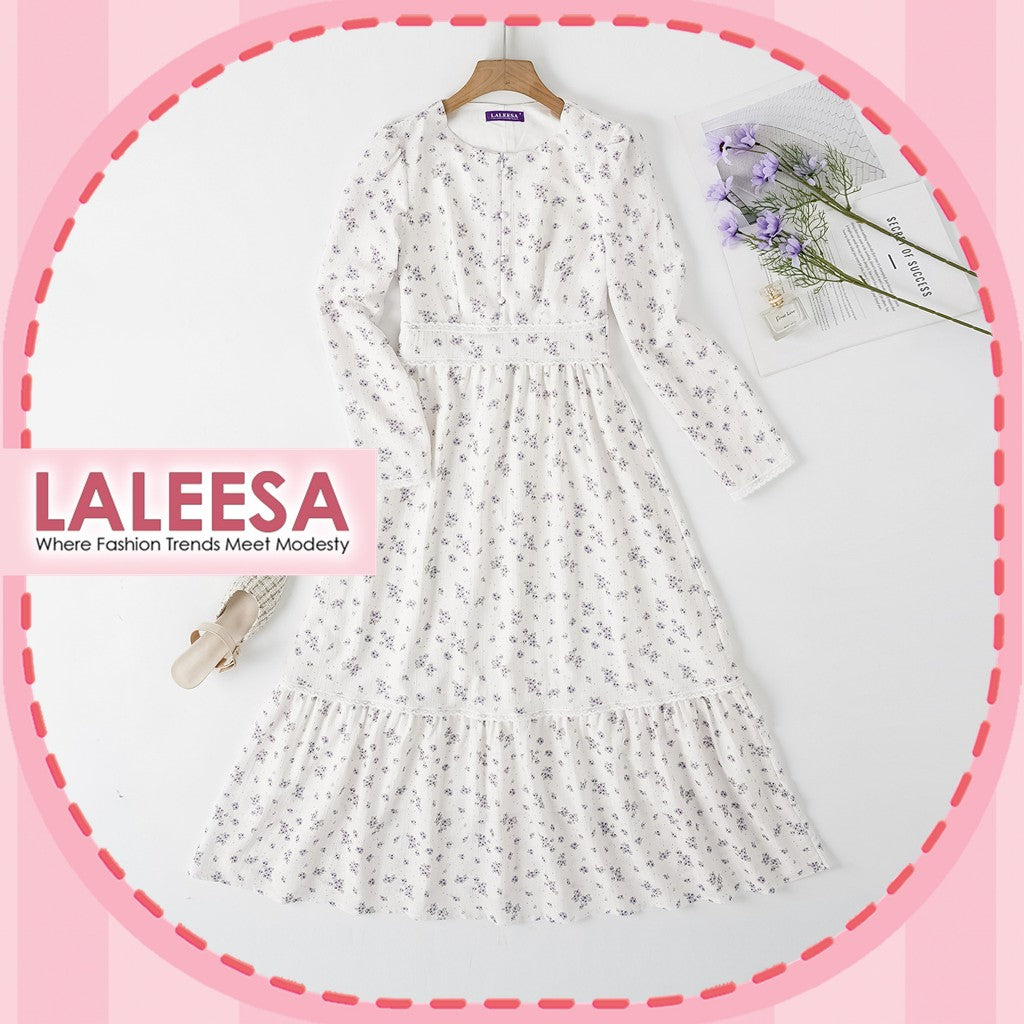 LALEESA DRESS CLARA LD236245 <Cottagecore Series> Dress Muslimah Dress Women Dress Jubah Muslimah