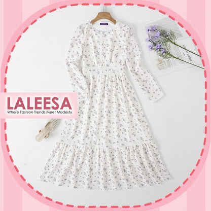 LALEESA DRESS CLARA LD236245 <Cottagecore Series> Dress Muslimah Dress Women Dress Jubah Muslimah