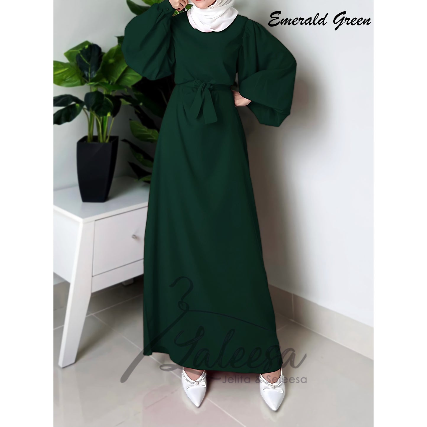 LALEESA DRESS BISMA LD245255 Dress Muslimah Dress Woman Jubah Muslimah Jubah Abaya Dress Long Dress