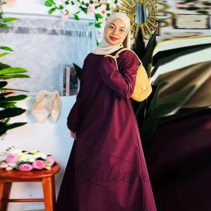 LALEESA DRESS ADEENA LD229239 Dress Muslimah Dress Woman Jubah Muslimah Jubah Abaya Dress Long Dress