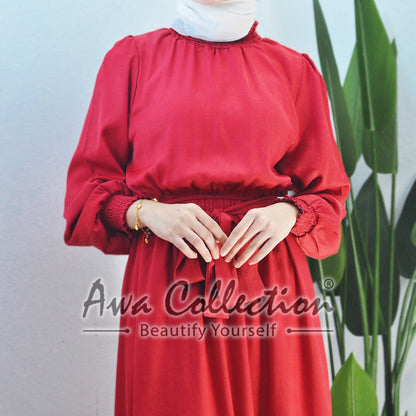 LALEESA Awa Collection DRESS LAMIYA DA101109 Dress Muslimah Dress Woman Jubah Muslimah Abaya Dress