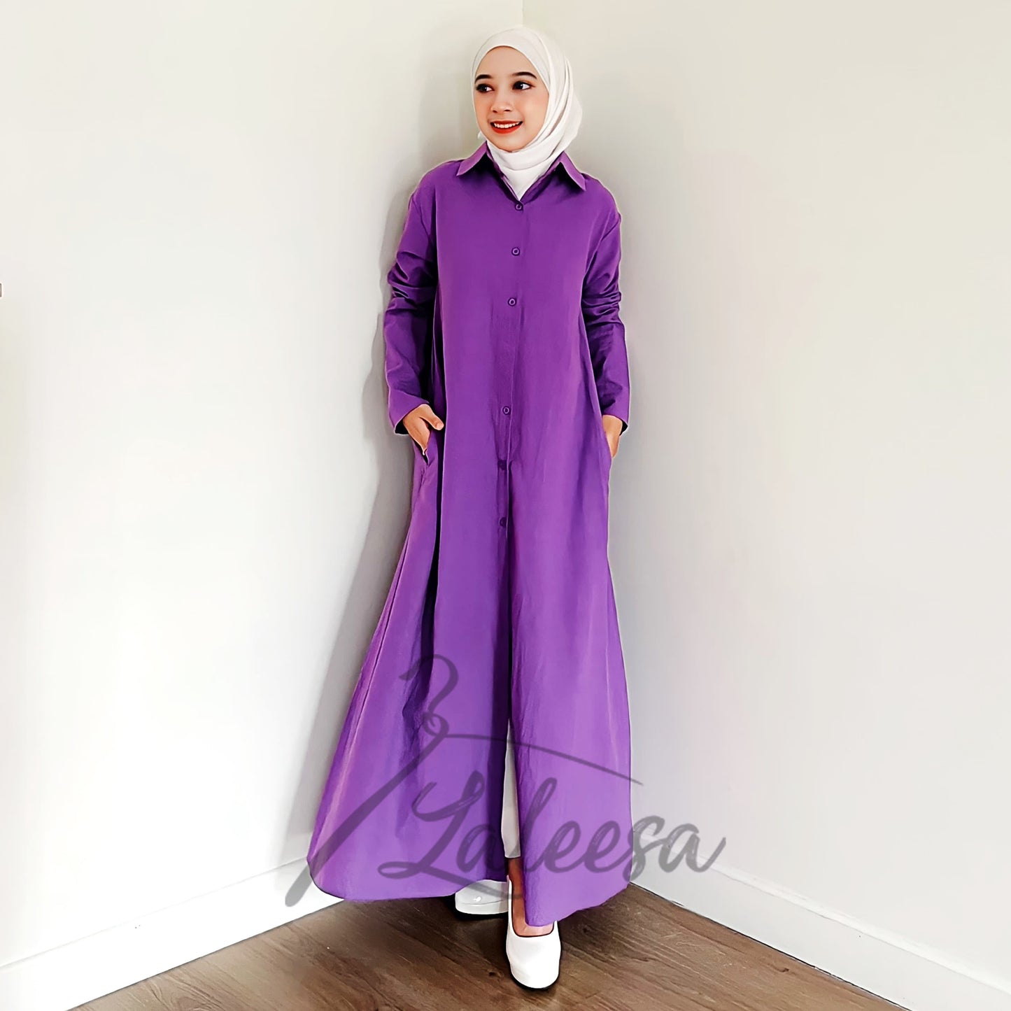 LALEESA DRESS DALIA LD220318 <BF Friendly Series> Dress Muslimah Dress Women Dress Jubah Plus Size Baju Raya 2024