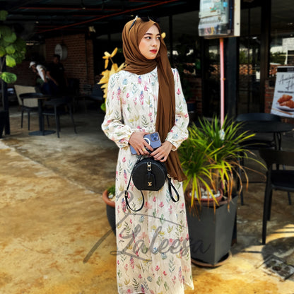 LALEESA DRESS EMILY LD230208 <Korean Series> Dress Muslimah Dress Woman Jubah Muslimah Abaya Dress