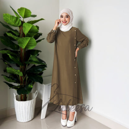 LALEESA TB424224 BLOUSE JUNNA Blouse Muslimah Blouse Women Blouse Baju Muslimah Baju Perempuan Plus Size Baju Raya 2024