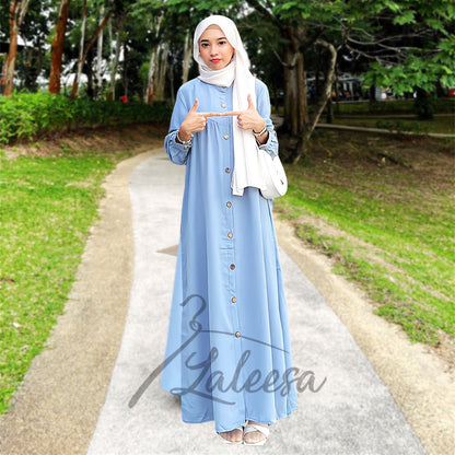 LALEESA DRESS RAINA LD221565 <BF Friendly Series> Dress Muslimah Dress Woman Jubah Muslimah Abaya