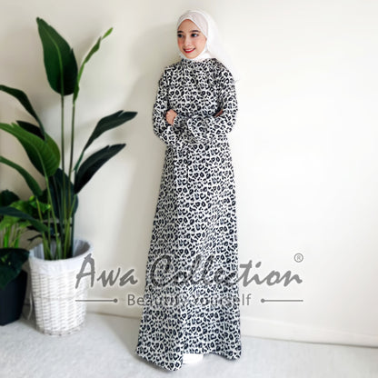 LALEESA Awa Collection DRESS SAFIRA DA107163 Dress Muslimah Dress Woman Jubah Muslimah Abaya Dress