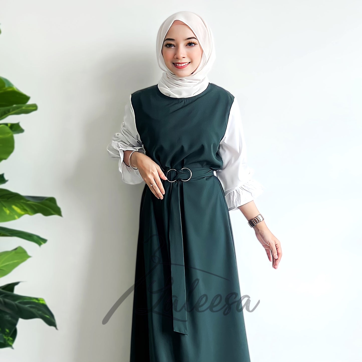 LALEESA DRESS FLARE LD241219 <Korean Series> Dress Muslimah Dress Woman Jubah Muslimah Jubah Abaya