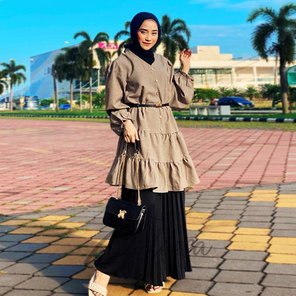 LALEESA DRESS JUNI LD248228 Dress Muslimah Dress Woman Jubah Muslimah Jubah Abaya Dress Long Dress