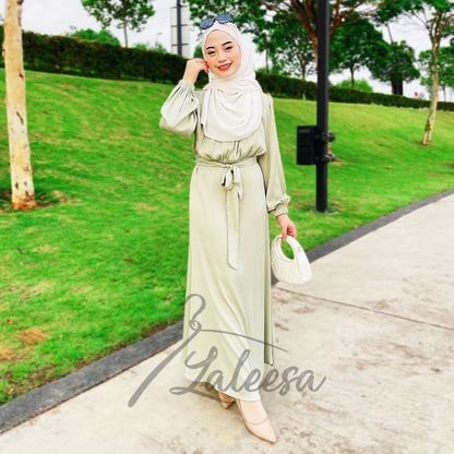 LALEESA DRESS NASIA LD218272 <BF Friendly Series> Dress Muslimah Dress Woman Jubah Muslimah Abaya