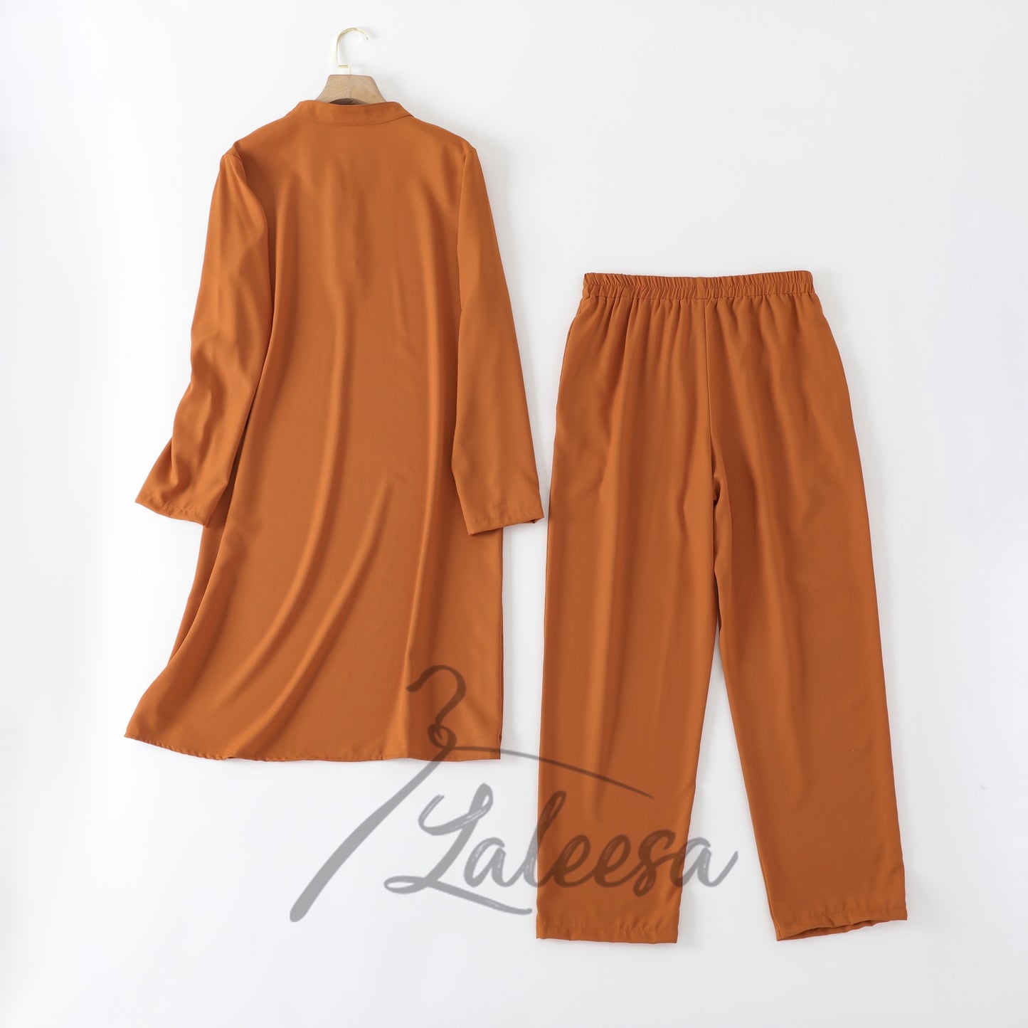 LALEESA (Blouse + Pants) SET KHASHIA SW849856 <BF Friendly Series> 2 Piece Modest Set Wear Plus Size Baju Raya 2024