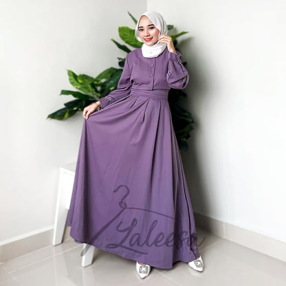 LALEESA DRESS NABILA LD285207 <BF Friendly Series> Dress Muslimah Dress Woman Jubah Muslimah Abaya