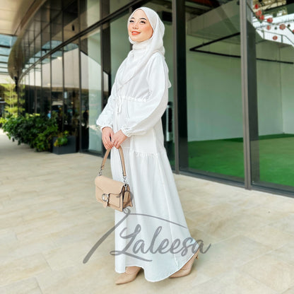 LALEESA DRESS DRAWSTRING LD294296 <BF Friendly Series> (Ironless) Dress Muslimah Dress Woman Jubah