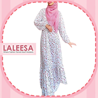 LALEESA Awa Collection DRESS KAMILA DA117167 (SMALL CUTTING) Dress Muslimah Dress Women Dress Jubah Baju Raya 2024