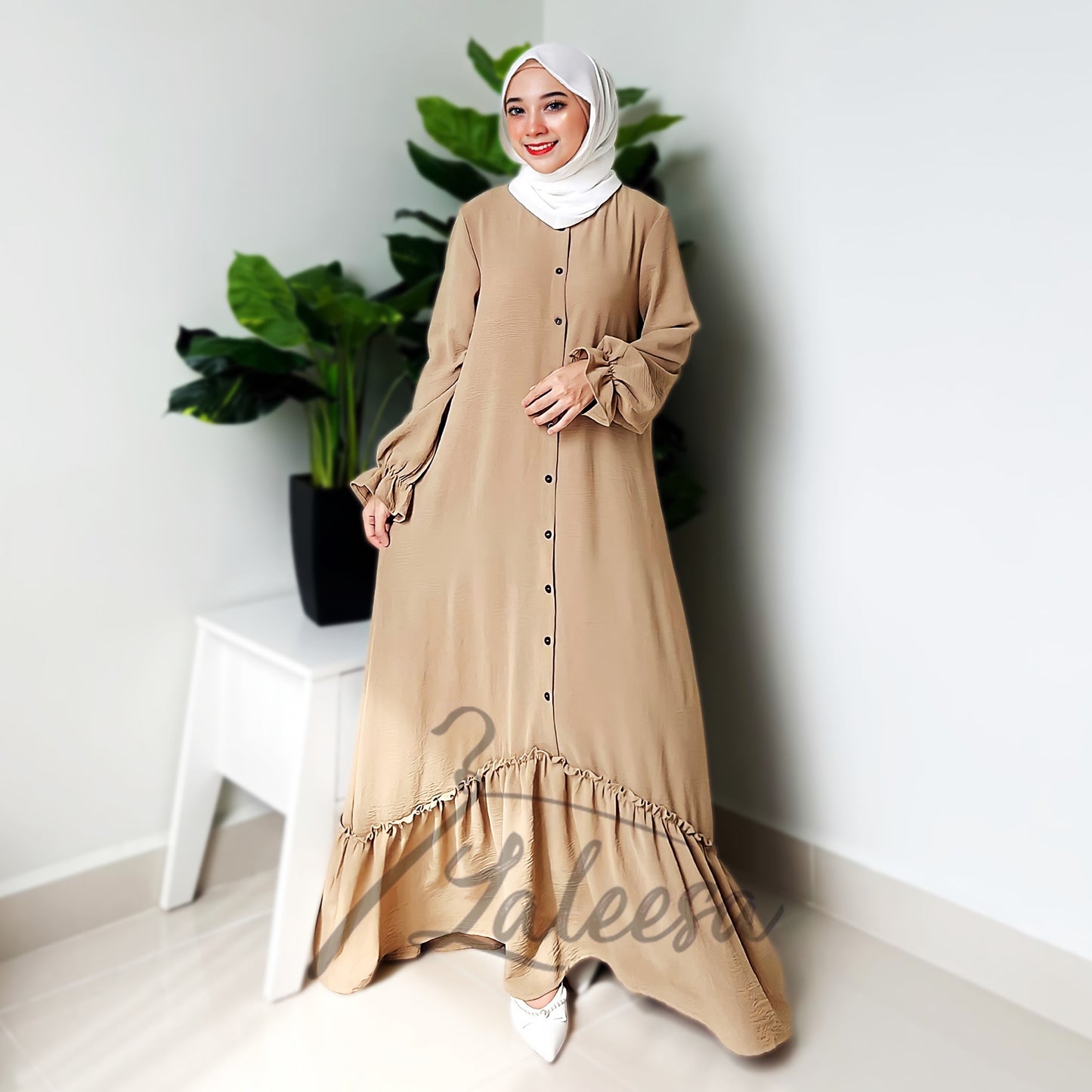 LALEESA DRESS IRTIZA LD274216 <BF Friendly Series> (Ironless) Dress Muslimah Dress Woman Jubah