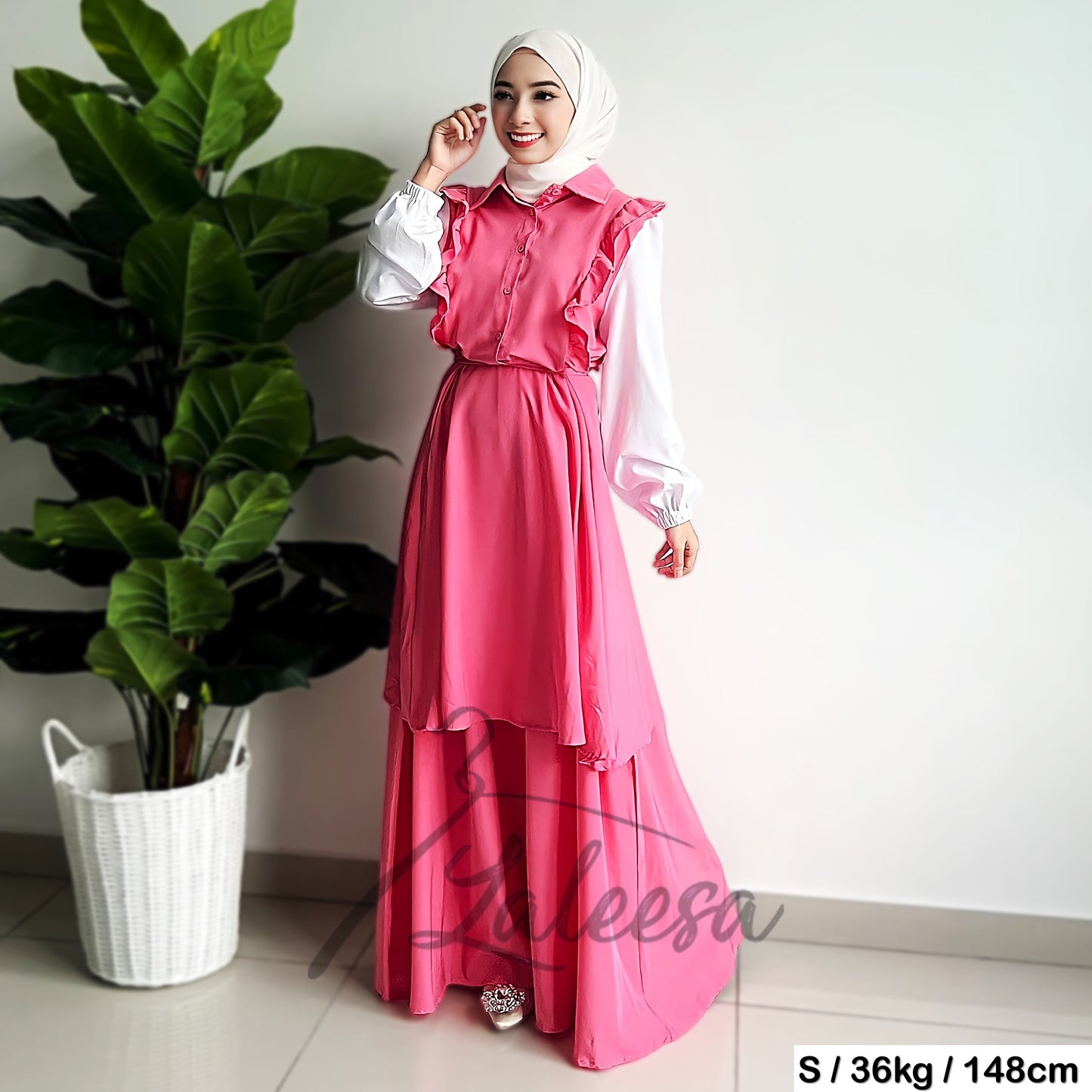 LALEESA DRESS PRINCESS LD276238 <Korean Series> Dress Muslimah Dress Woman Jubah Muslimah Abaya