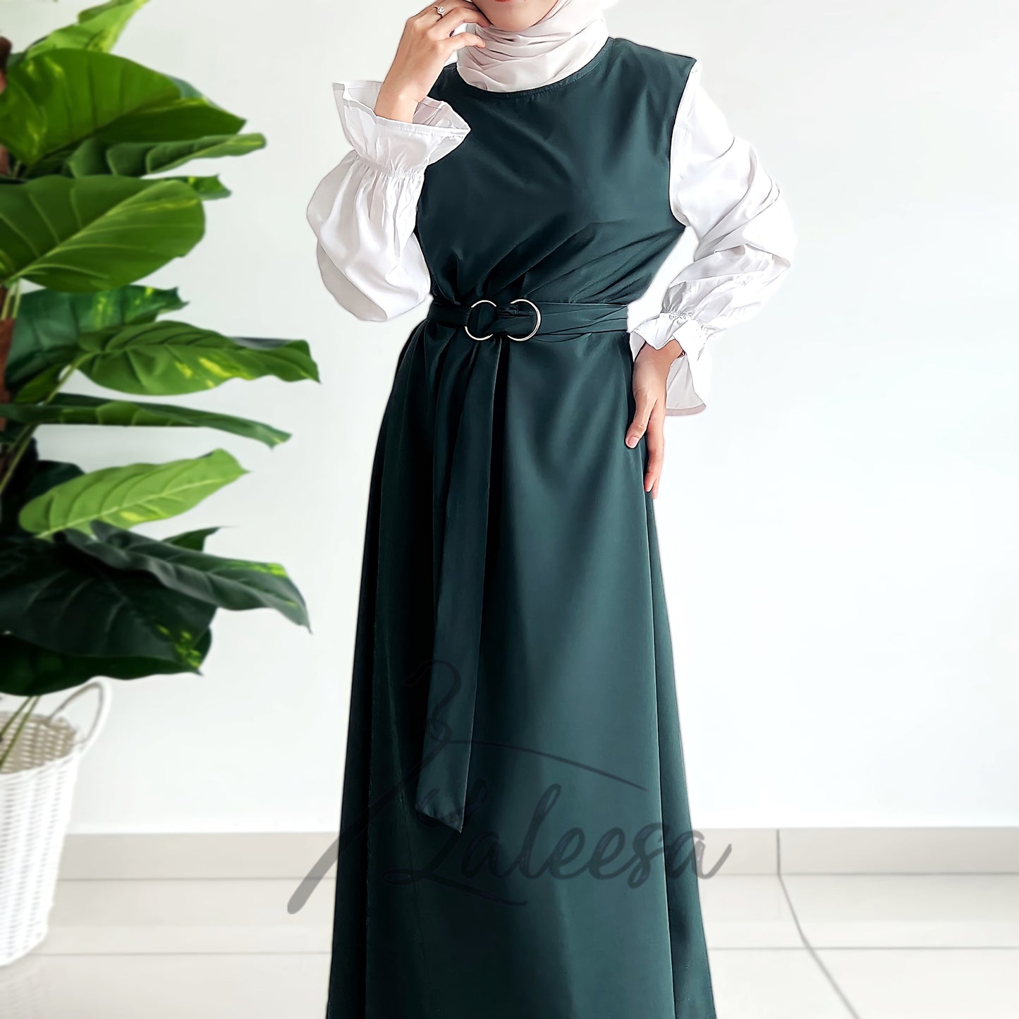 LALEESA DRESS FLARE LD241219 <Korean Series> Dress Muslimah Dress Woman Jubah Muslimah Jubah Abaya