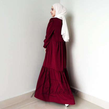 LALEESA DRESS FAIZA LD247273 Dress Muslimah Dress Woman Jubah Muslimah Jubah Abaya Dress Long Dress