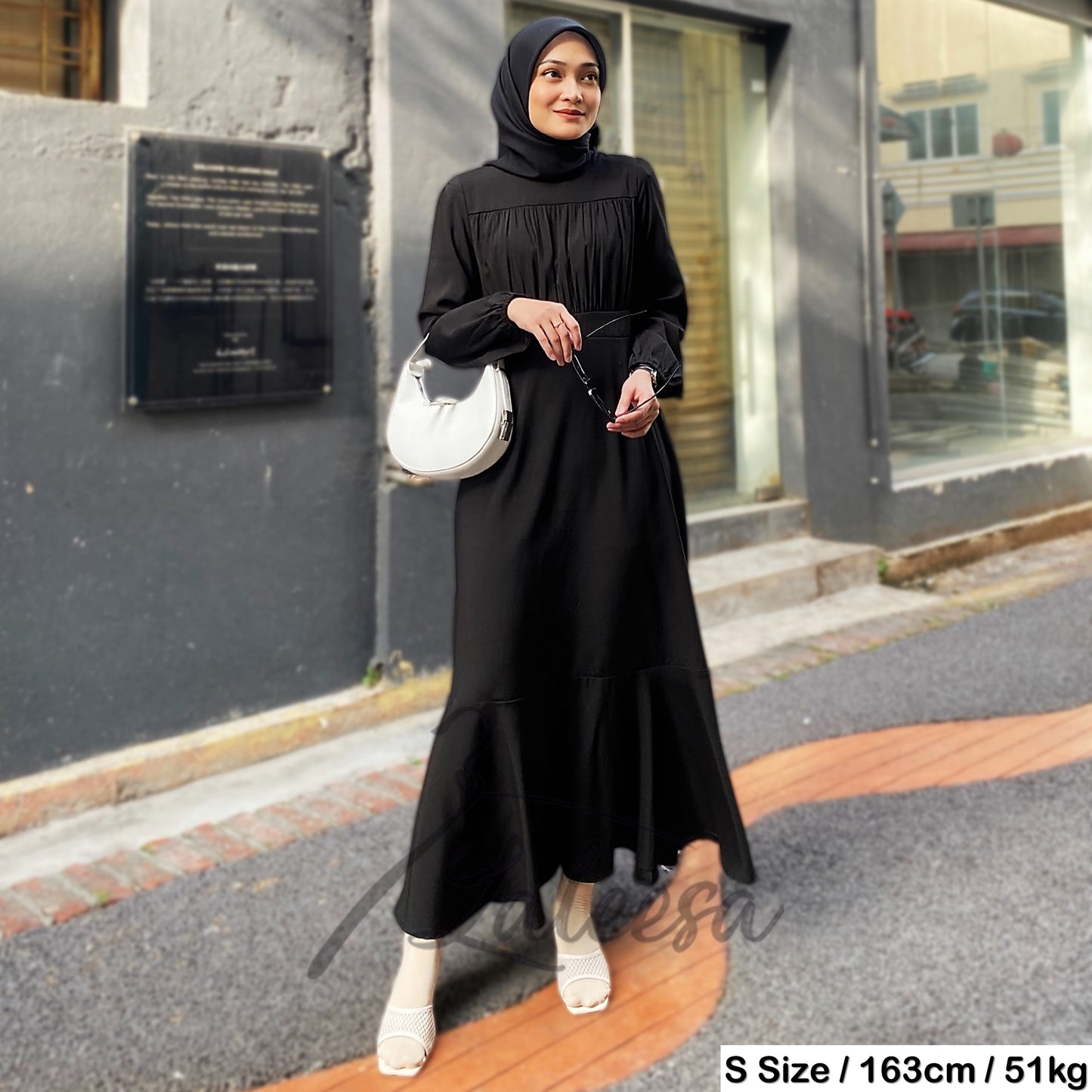 LALEESA DRESS KOREAN LD272288 <Korean Series> Dress Muslimah Dress Woman Jubah Muslimah Abaya Dress