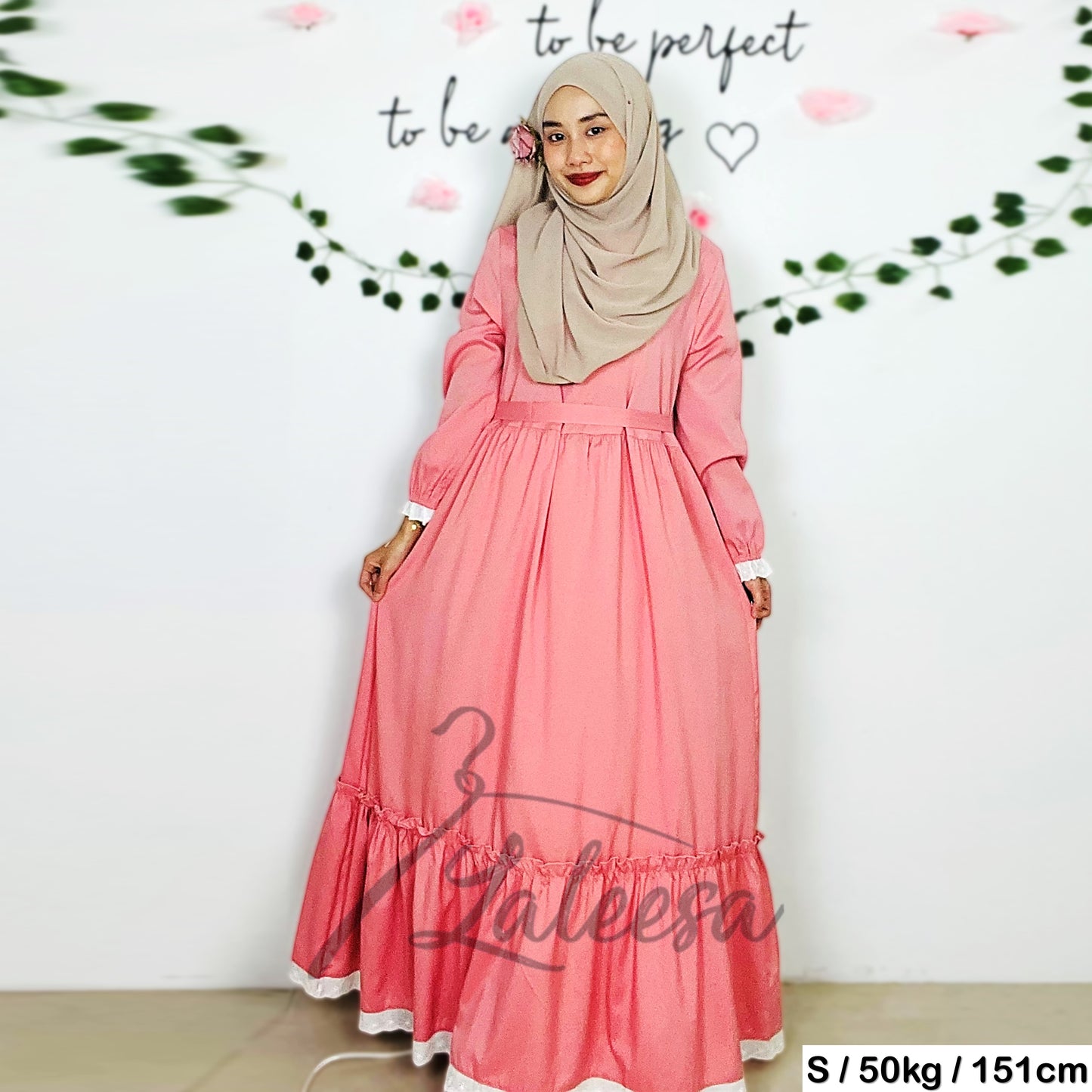 LALEESA DRESS HAJIRA LD250200 <BF Friendly Series> Dress Muslimah Dress Woman Jubah Muslimah Abaya