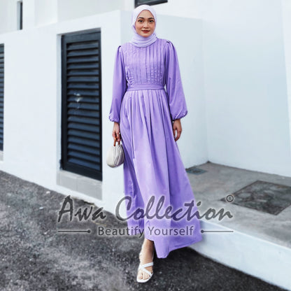 LALEESA Awa Collection DA127162 DRESS SAEEDA Dress Muslimah Dress Women Dress Baju Muslimah Baju Raya 2024