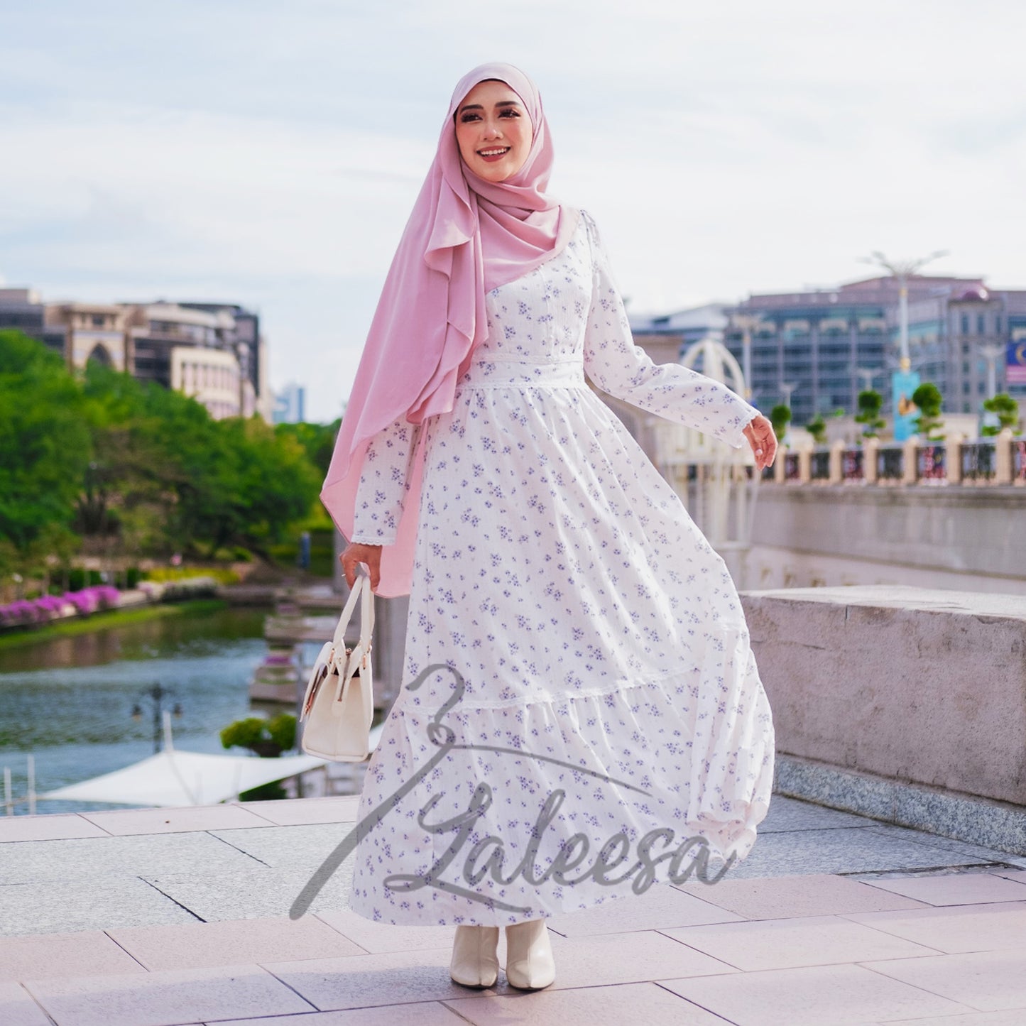 LALEESA DRESS CLARA LD236245 <Cottagecore Series> Dress Muslimah Dress Women Dress Jubah Muslimah