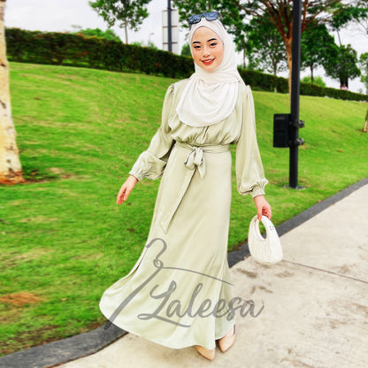 LALEESA DRESS NASIA LD218272 <BF Friendly Series> Dress Muslimah Dress Woman Jubah Muslimah Abaya