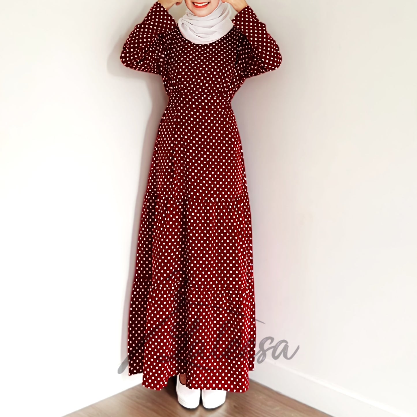 LALEESA DRESS WADI LD240200 Dress Muslimah Dress Woman Jubah Muslimah Jubah Abaya Dress Long Dress