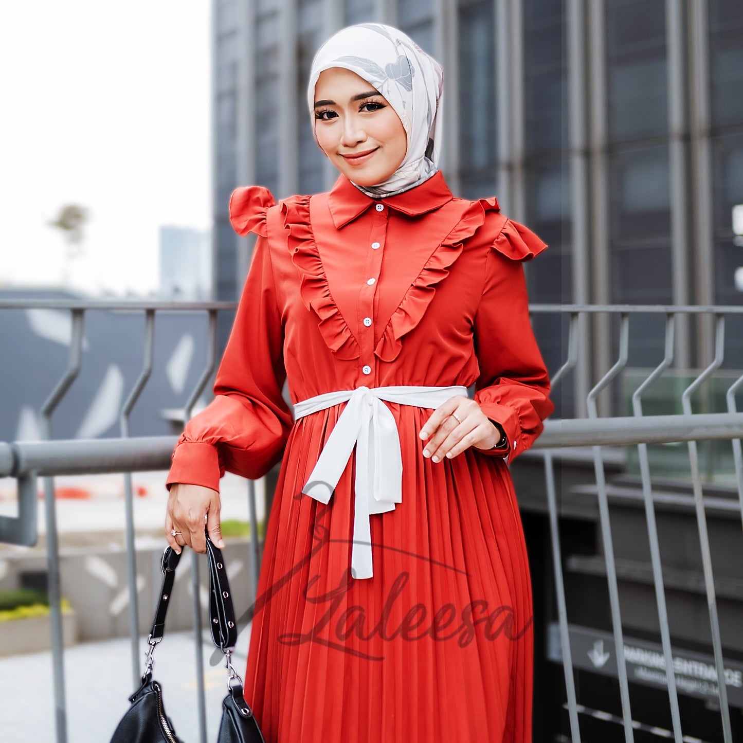 LALEESA DRESS IRIZ LD212109 <Korean Series> Dress Muslimah Dress Woman Jubah Muslimah Abaya Dress