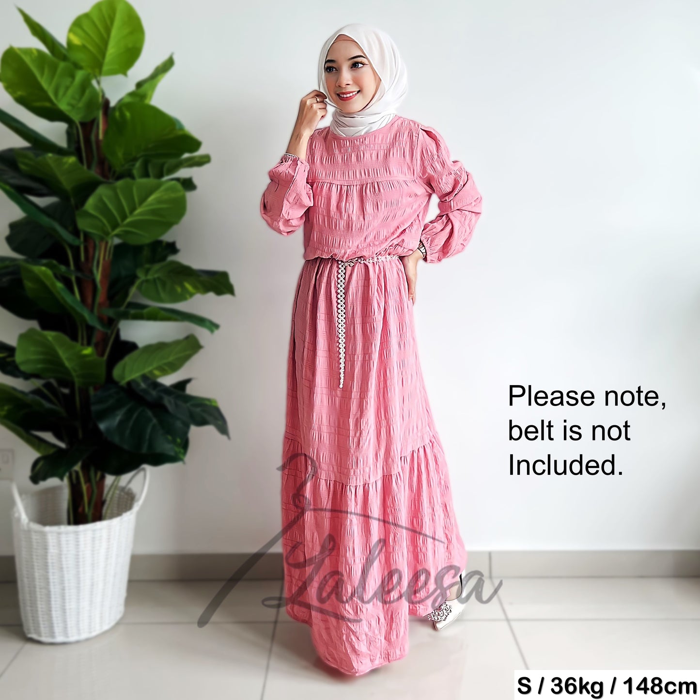 LALEESA DRESS RAFIA LD272262 <Ironless Series> (Ironless) Dress Muslimah Dress Woman Jubah Abaya