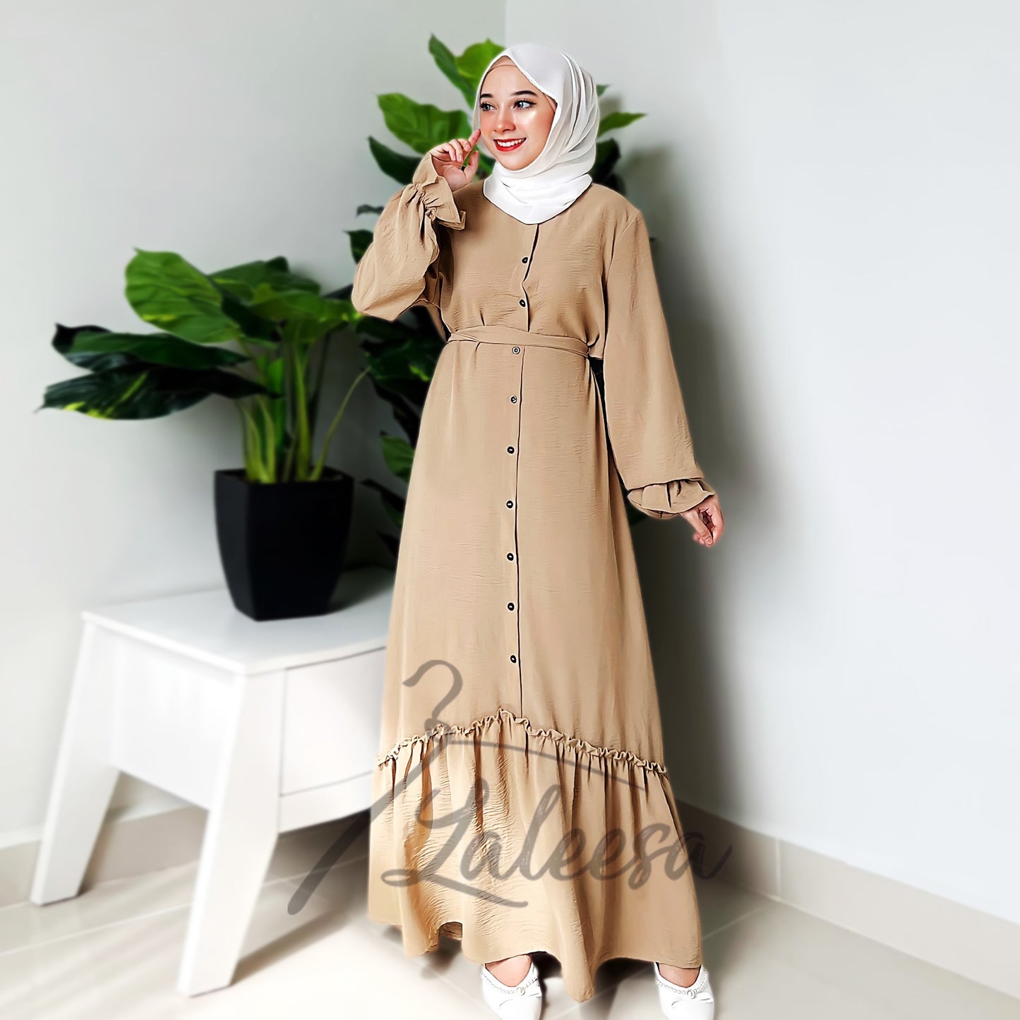 LALEESA DRESS IRTIZA LD274216 <BF Friendly Series> (Ironless) Dress Muslimah Dress Woman Jubah