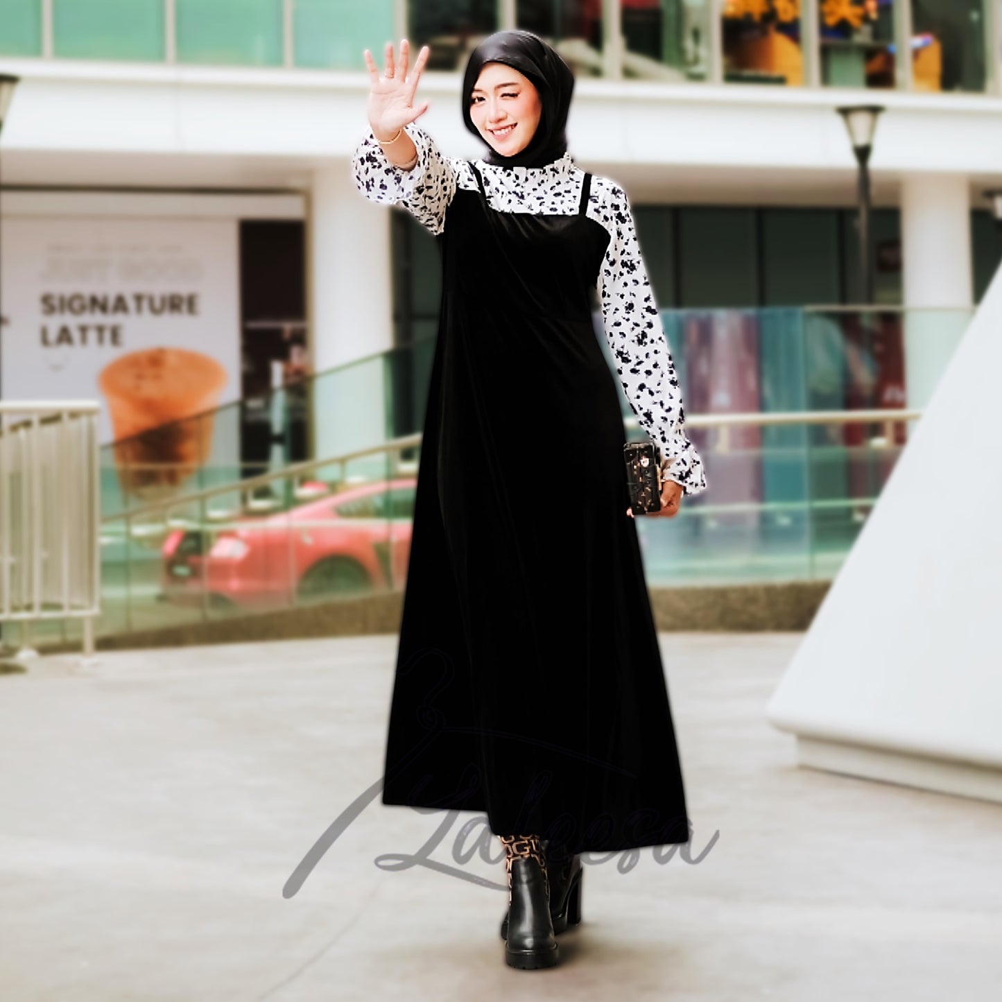 LALEESA DRESS ROSIE LD224182 <Korean Series> Korean Style Dress Muslimah Dress Women Dress Plus Size Baju Raya 2024