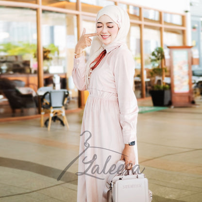 LALEESA DRESS WASILA LD211472 <Korean Series> Dress Muslimah Dress Woman Jubah Muslimah Abaya Dress