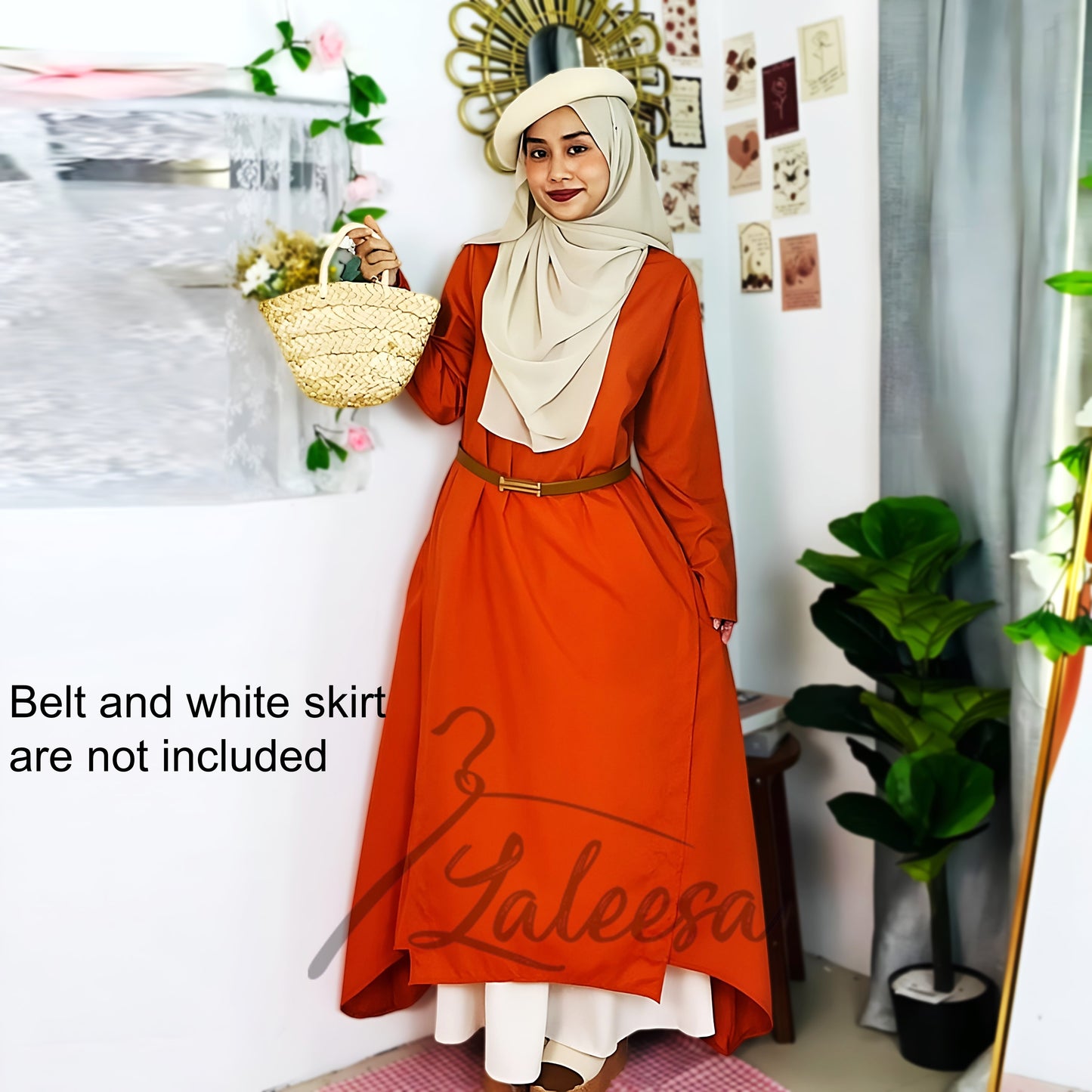 LALEESA DRESS NAAZIRA LD233273 Dress Muslimah Dress Woman Jubah Muslimah Jubah Abaya Long Dress