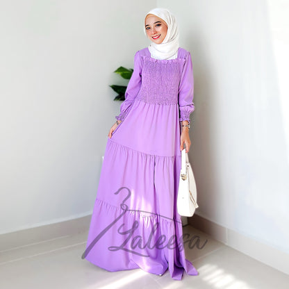 LALEESA DRESS LAMIA LD256264 Dress Muslimah Dress Woman Jubah Muslimah Jubah Abaya Dress Long Dress