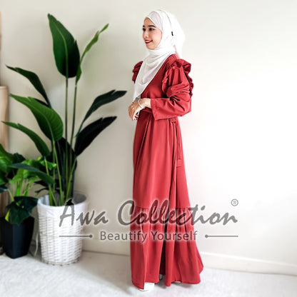 LALEESA Awa Collection DRESS WANIA DA110190 Dress Muslimah Dress Woman Jubah Muslimah Abaya Dress