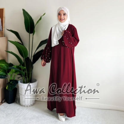 LALEESA Awa Collection DRESS LAMIS DA122117 Dress Muslimah Dress Woman Jubah Muslimah Jubah Abaya