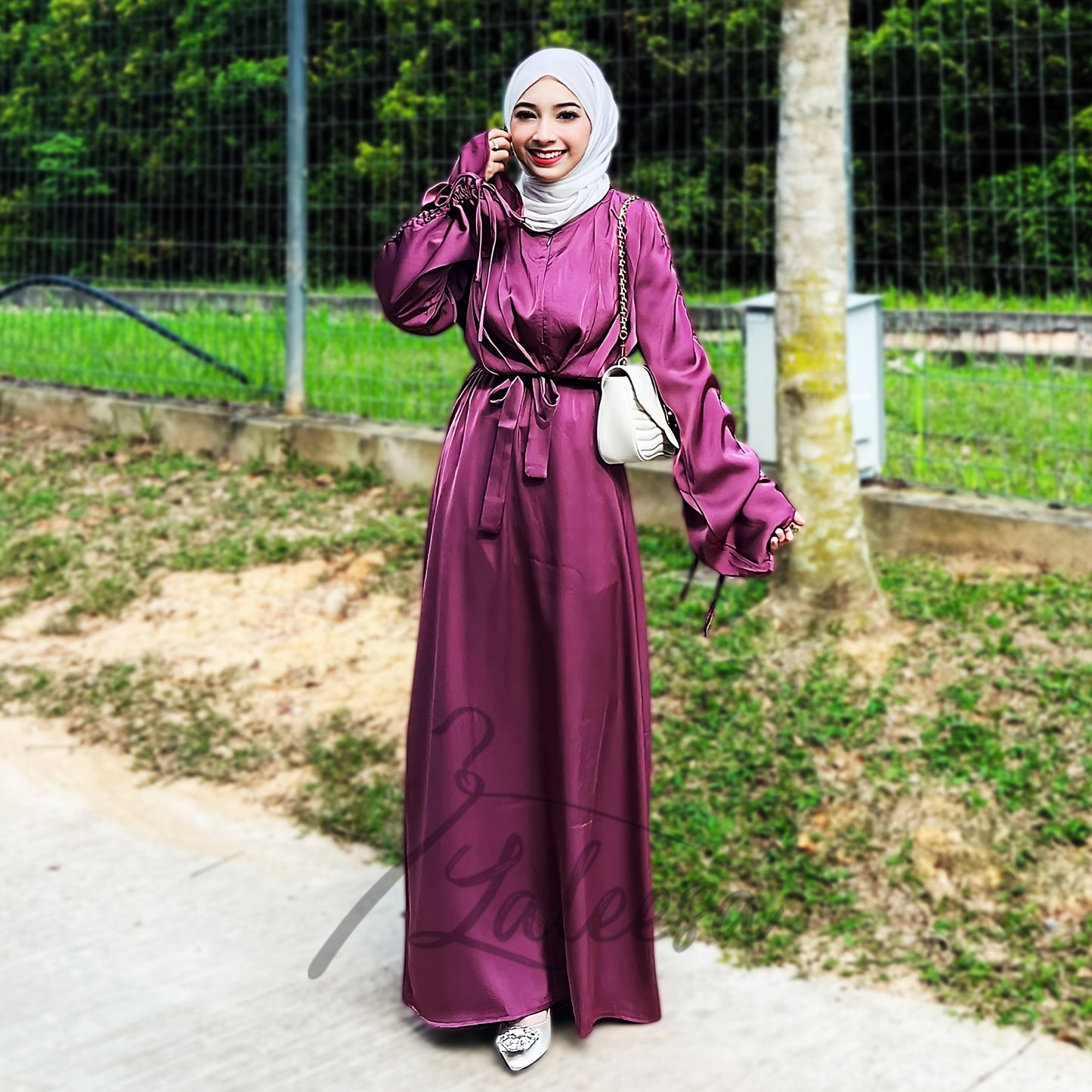 LALEESA DRESS ALIA LD212218 <BF Friendly Series> Dress Muslimah Dress Woman Jubah Muslimah Abaya