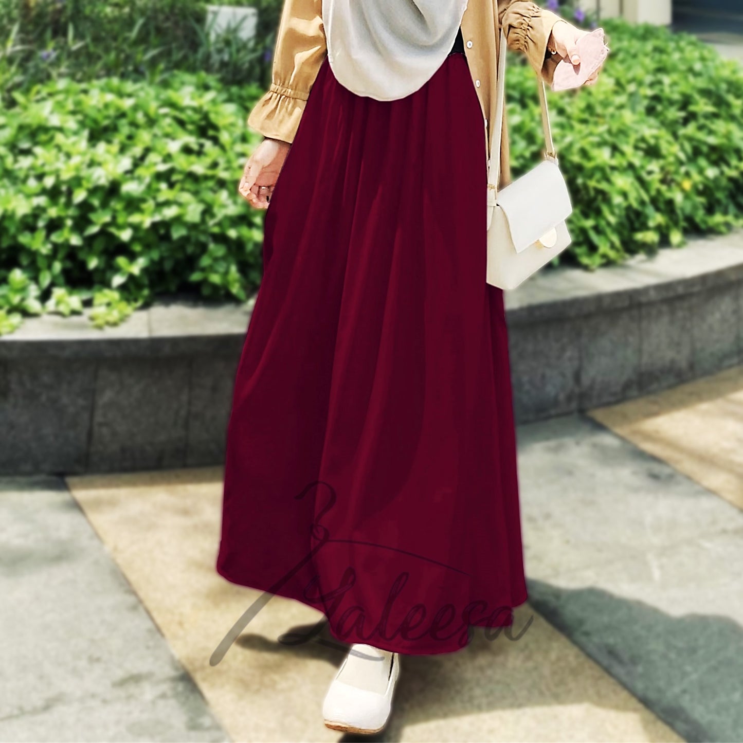 LALEESA PS654684 SKIRT BAHEERA Skirt Muslimah Skirt Labuh Skirt Pencil Skirt Kembang Baju Raya 2023