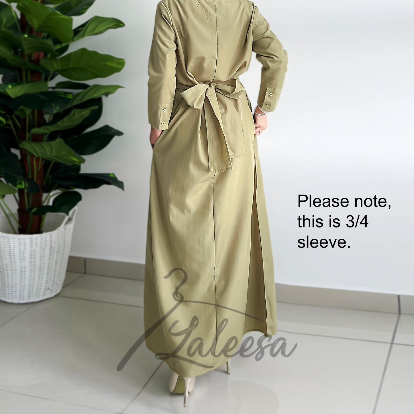 LALEESA DRESS FARAH LD222022 Dress Muslimah Dress Woman Jubah Muslimah Jubah Abaya Dress Long Dress