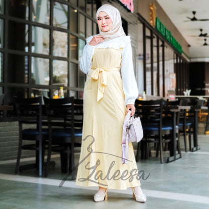 LALEESA DRESS VIOLET LD223191 <Korean Series> (Small Cutting) Dress Muslimah Dress Woman Jubah Abaya