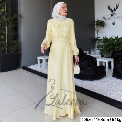 LALEESA DRESS KOREAN LD272288 <Korean Series> Dress Muslimah Dress Woman Jubah Muslimah Abaya Dress