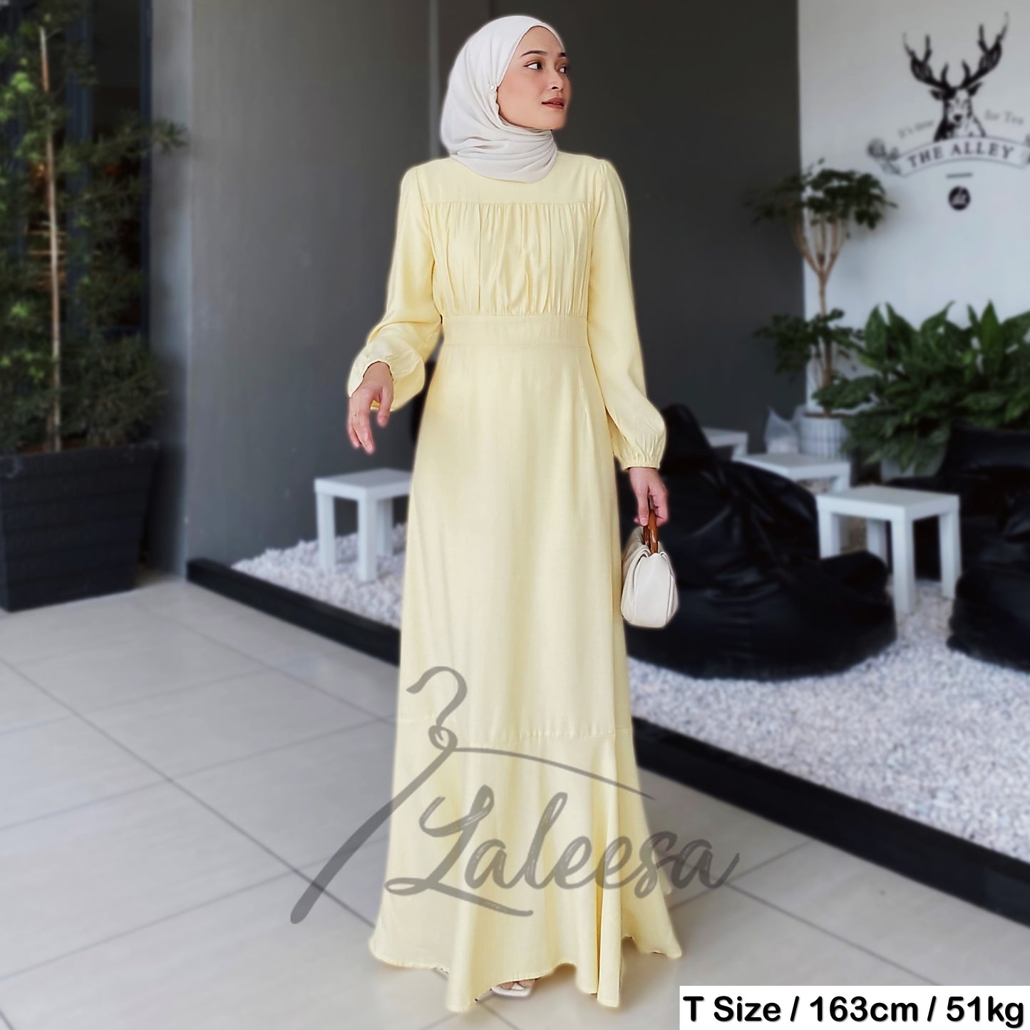 LALEESA DRESS KOREAN LD272288 <Korean Series> Korean Style Dress Muslimah Dress Women Dress Plus Size Baju Raya 2024