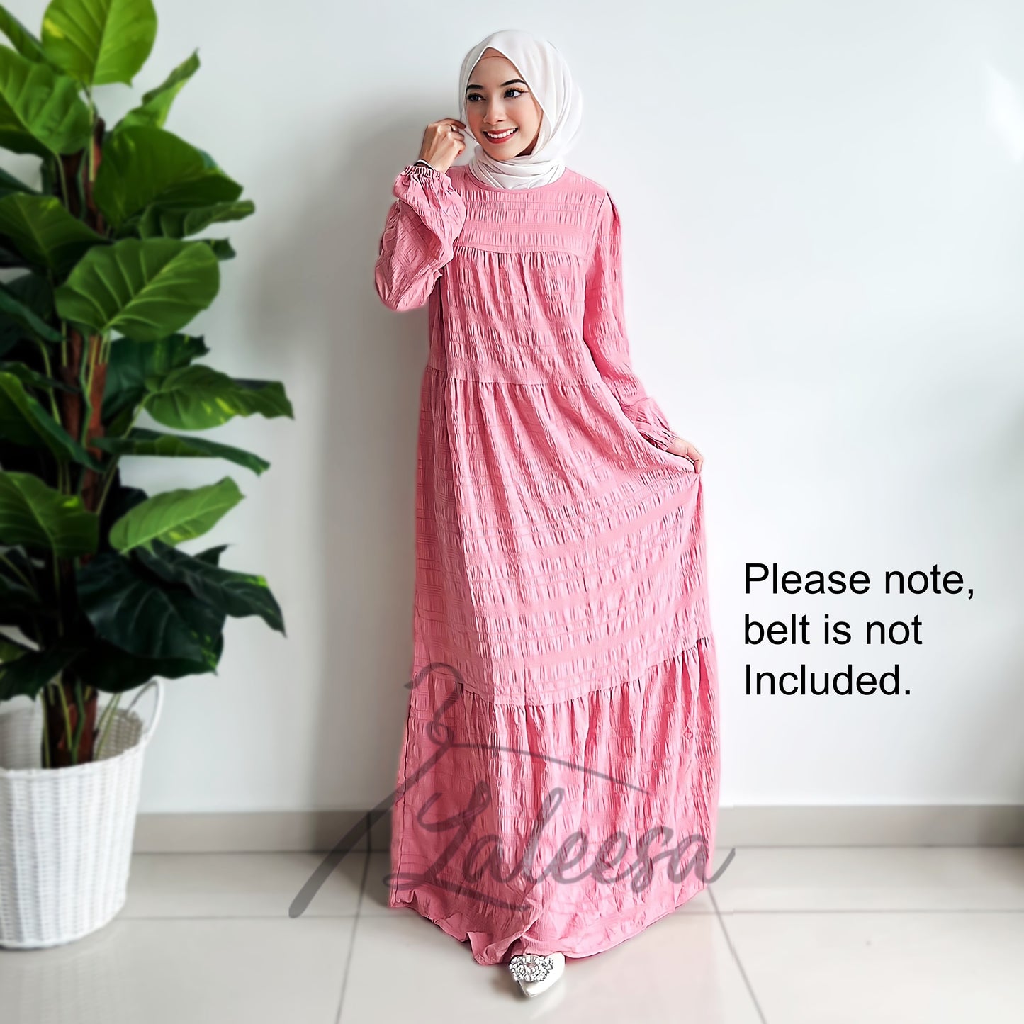 LALEESA DRESS RAFIA LD272262 <Ironless Series> (Ironless) Dress Muslimah Dress Woman Jubah Abaya