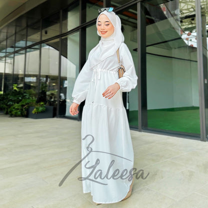 LALEESA DRESS DRAWSTRING LD294296 <BF Friendly Series> (Ironless) Dress Muslimah Dress Woman Jubah