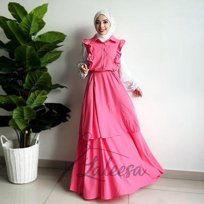 LALEESA DRESS PRINCESS LD276238 <Korean Series> Dress Muslimah Dress Woman Jubah Muslimah Abaya