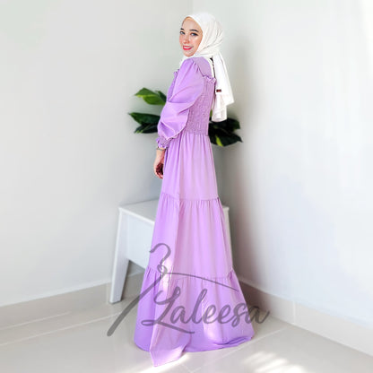 LALEESA DRESS LAMIA LD256264 Dress Muslimah Dress Woman Jubah Muslimah Jubah Abaya Dress Long Dress