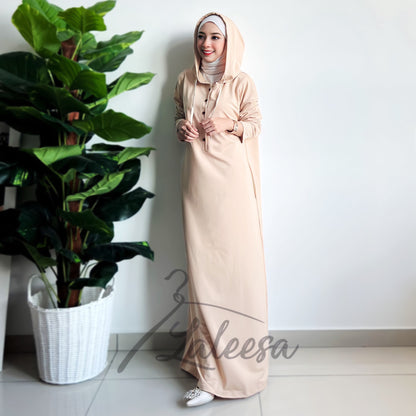 LALEESA DRESS HOODIE KABIRA LD216254 <BF Friendly Series> Dress Muslimah Dress Woman Jubah Abaya