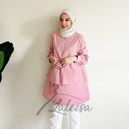 LALEESA BLOUSE JASSIA TB410590 <BF Friendly Series> Blouse Muslimah Blouse Women Blouse Plus Size Baju Raya 2024