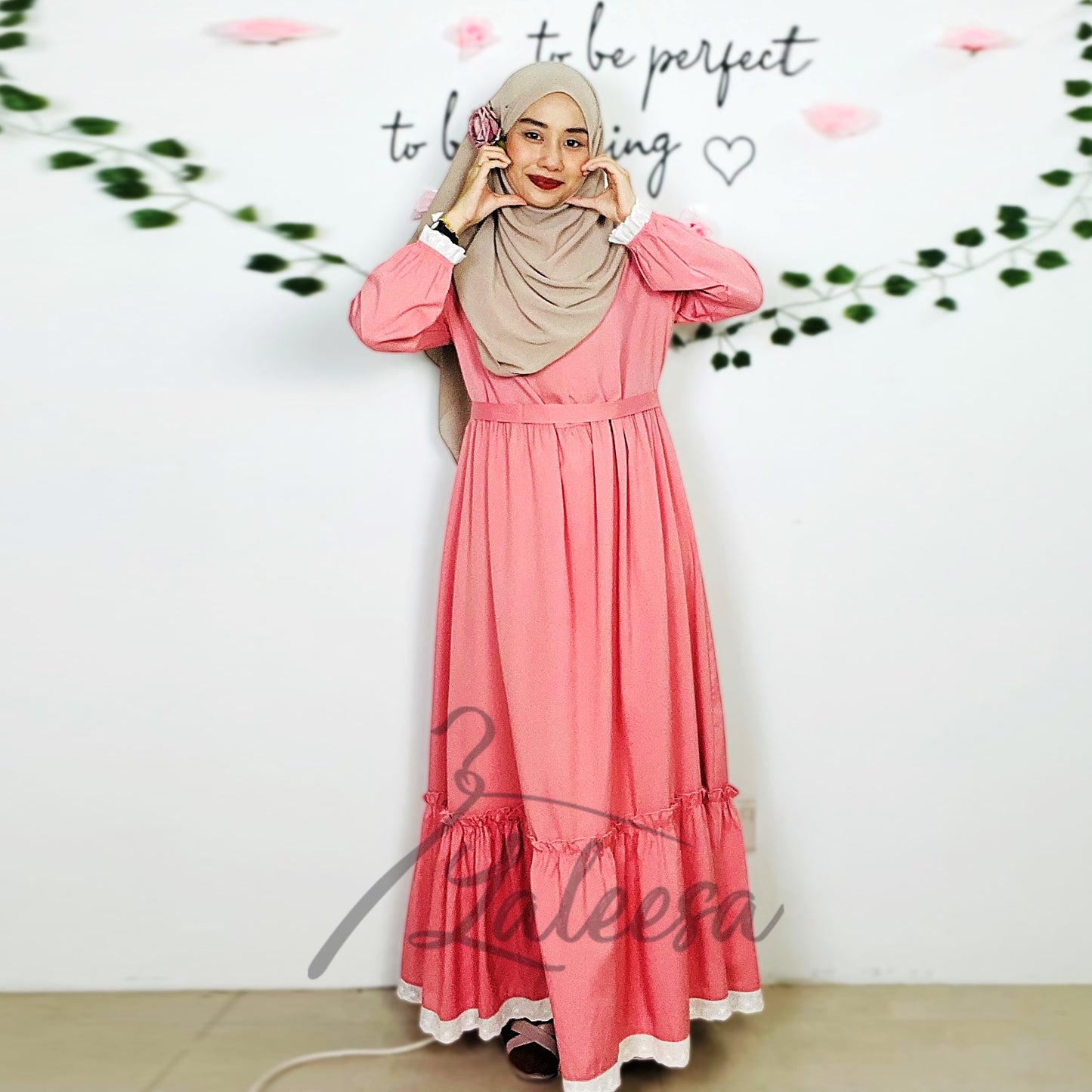 LALEESA DRESS HAJIRA LD250200 <BF Friendly Series> Dress Muslimah Dress Woman Jubah Muslimah Abaya